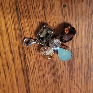 Sabika authentic multi shape with multi colored Swarovski pendant